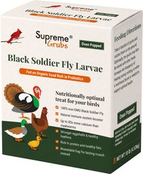 Supreme Grubs Black Soldier Fly Larvae Poultry Treats, 10-lb bag slide 1 of 6