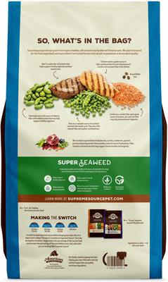 Show full view: Supreme Source Beef, Chicken Meal & Lentil Recipe Dry Dog Food, 22-lb bag slide 3 of 11
