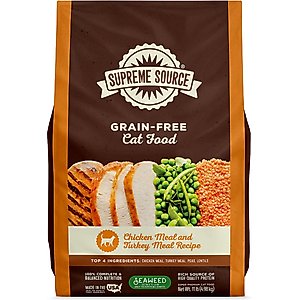 Supreme Source Chicken Meal & Turkey Meal Grain-Free Dry Cat Food, 11-lb bag