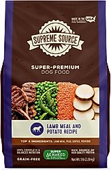 Supreme Source Grain-Free Lamb & Potato Recipe Dry Dog Food, 5-lb bag