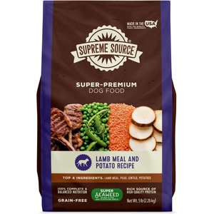 Supreme Source Grain-Free Lamb & Potato Recipe Dry Dog Food, 5-lb bag