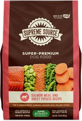 Supreme Source Grain-Free Salmon Meal & Sweet Potato Recipe Dry Dog Food, 11-lb bag