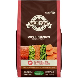 Supreme Source Grain-Free Salmon Meal & Sweet Potato Recipe Dry Dog Food, 22-lb bag