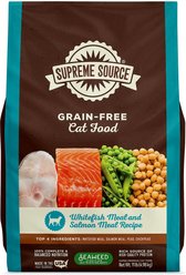 Supreme Source Whitefish Meal & Salmon Meal Grain-Free Dry Cat Food, 11-lb bag