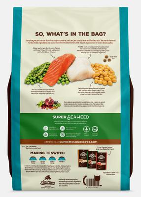 Show full view: Supreme Source Whitefish Meal & Salmon Meal Grain-Free Dry Cat Food, 11-lb bag slide 3 of 12