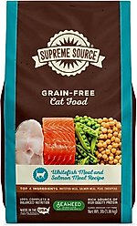 Supreme Source Whitefish Meal & Salmon Meal Grain-Free Dry Cat Food, 3-lb bag