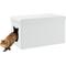 Show in main carousel: Sweet Barks Designer Enclosure Hidden Washroom Bench Ottoman Cat Litter Box, White slide 1 of 11