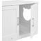Show in main carousel: Sweet Barks Designer Washroom Storage Bench Cat Litter Box Enclosure, White slide 8 of 10