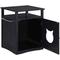 Show in main carousel: Sweet Barks Wooden Nightstand Cat Litter Box Enclosure, Black slide 2 of 6