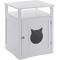 Show in main carousel: Sweet Barks Wooden Nightstand Cat Litter Box Enclosure, White slide 2 of 7