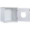 Show in main carousel: Sweet Barks Wooden Side Table Cat Litter Box Enclosure, White slide 7 of 9