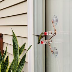 Sweet Feeders Geo Bird Feeder, Copper, 2 Station slide 1 of 8