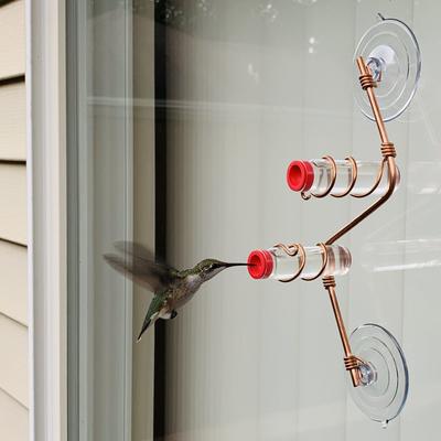 Show full view: Sweet Feeders Geo Bird Feeder, Copper, 2 Station slide 4 of 9