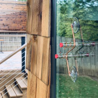 Show full view: Sweet Feeders Geo Bird Feeder, Copper, 2 Station slide 5 of 9