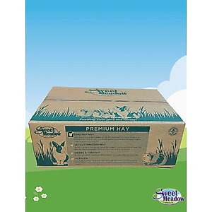Sweet Meadow Farm All Natural Western Timothy 2nd Cut Hay Small Pet Food, 9-lb box