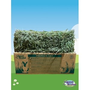 Sweet Meadow Farm All Natural 2nd Western Timothy Hay for Rabbits, Guinea Pigs & Chinchillas Food, 9-lb box