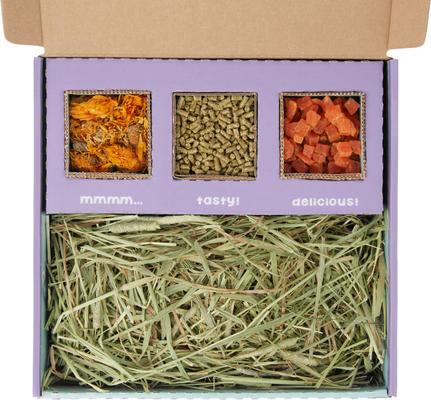 Show full view: Sweet Meadow Farm Bunny Bento Box Western Timothy, Papaya & Marigold Small Pet Treat, 10-oz box slide 2 of 8