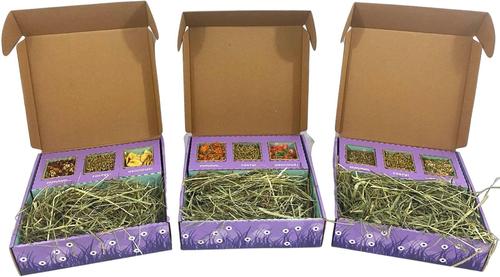 Show full view: Sweet Meadow Farm Bunny Bento Box Western Timothy, Papaya & Marigold Small Pet Treat, 10-oz box slide 6 of 8