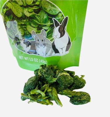 Show full view: Sweet Meadow Farm Freeze-Dried Spinach Small Pet Treat, 1.5-oz bag slide 3 of 7