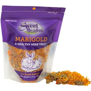 Sweet Meadow Farm Marigold Herb Small Pet Treats, 1.3-oz bag
