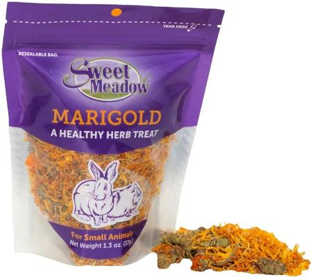 Show full view: Sweet Meadow Farm Marigold Herb Small Pet Treats, 1.3-oz bag slide 3 of 8