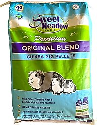 Sweet Meadow Farm Original Blend Pellets Guinea Pig Food, 40-lb bag