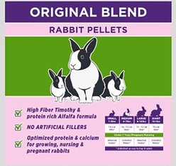 Sweet Meadow Farm Rabbit Pellets Premium Timothy Blend Rabbit Food, 40-lb bag slide 2 of 5