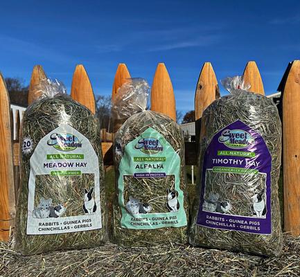 Show full view: Sweet Meadow Farm Timothy Hay Organic Small Pet Food, 20-oz bag slide 4 of 7