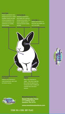 Show full view: Sweet Meadow Farm Timothy Pellets Adult Rabbit Food, 20-lb bag slide 2 of 5