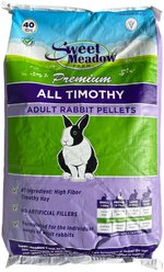 Sweet Meadow Farm Timothy Pellets Adult Rabbit Food, 40-lb bag