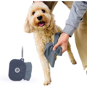 Sweet Paws Perfect Paws Portable Dog Towel, Clean Slate, Large, 1 count