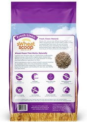 sWheat Scoop Fresh Linen Scented Natural Clumping Wheat Cat Litter, 14-lb bag slide 2 of 8
