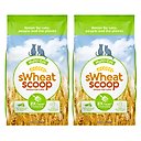 sWheat Scoop Multi-Cat Natural Clumping Wheat Cat Litter, 14-lb bag, bundle of 2