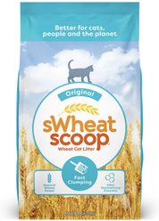 sWheat Scoop Original Natural Clumping Wheat Cat Litter, 14-lb bag slide 1 of 8