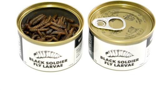 Show full view: Symton Black Soldier Fly Larvae Canned Reptile Food, 35-g can, 3 count slide 4 of 6