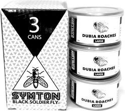 Symton Large Dubia Roaches Canned Reptile Food, 35-g, count of 3
