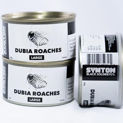 Show full view: Symton Large Dubia Roaches Canned Reptile Food, 35-g, count of 3 slide 2 of 7