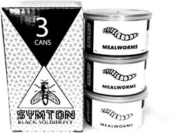 Symton Mealworms Canned Reptile Treats, 35-g, count of 3
