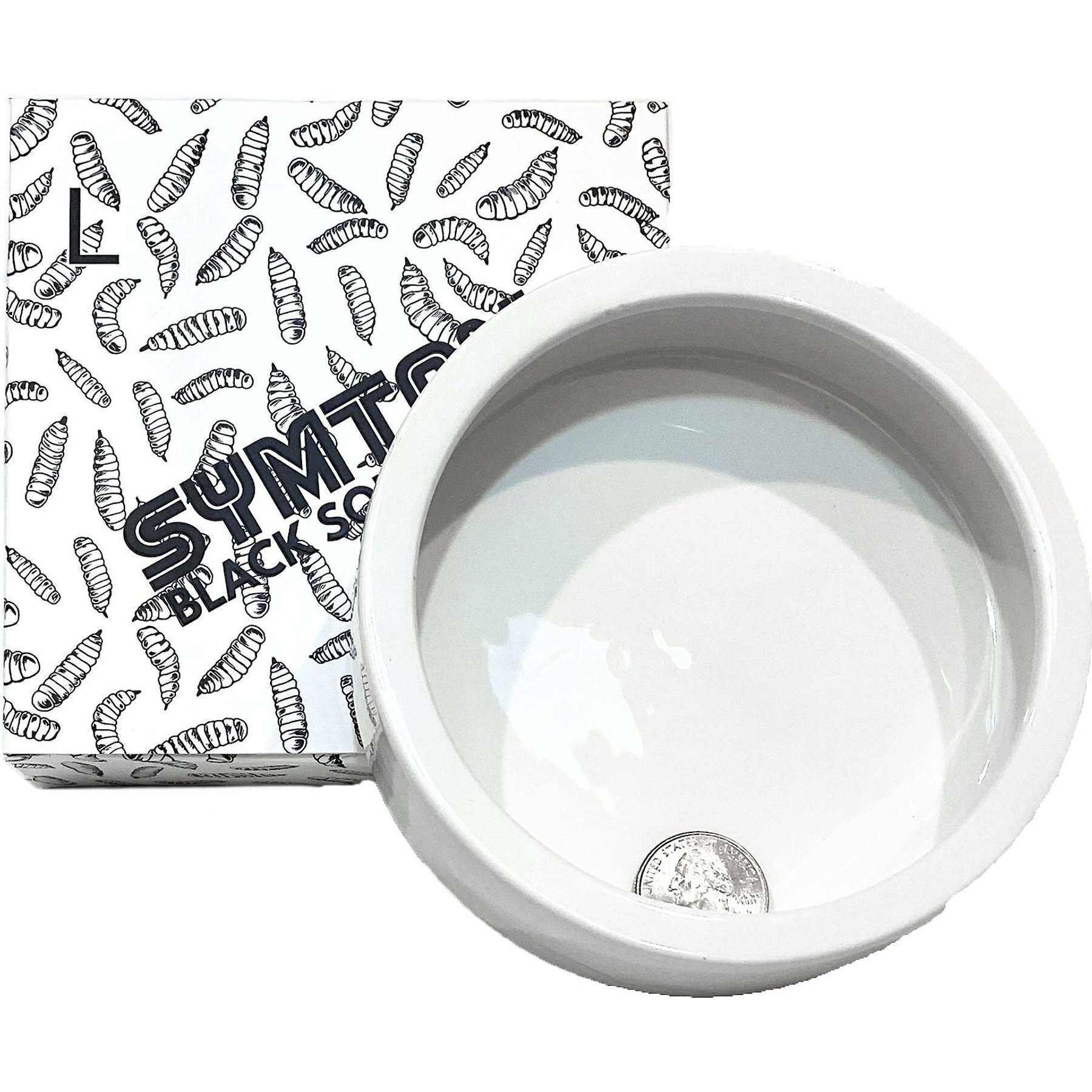 Symton No-Escape Ceramic Reptile Food Bowl, Large