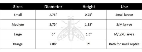 Show full view: Symton No-Escape Ceramic Reptile Food Bowl, Small slide 5 of 6