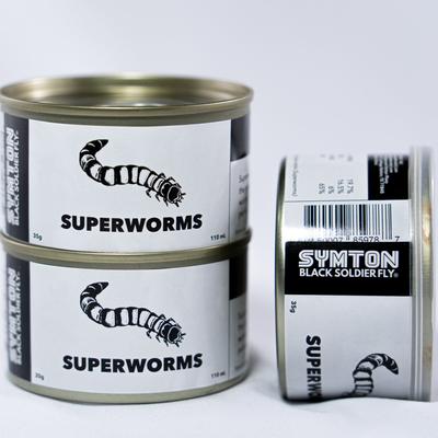 Show full view: Symton Superworms Canned Reptile Treats, 35-g, count of 3 slide 2 of 4