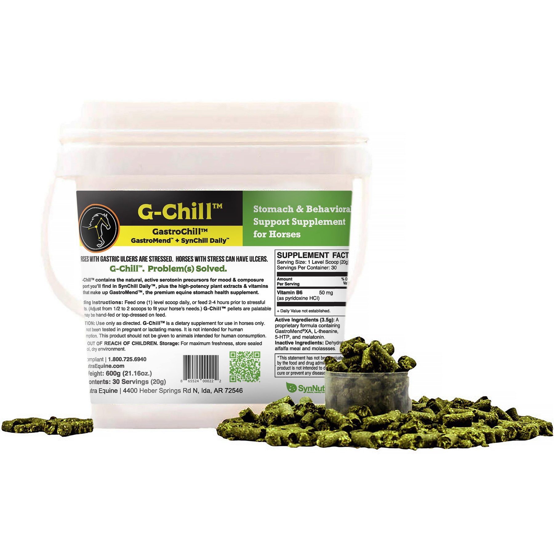SynNutra Equine GastroChill Horse Supplement, 30 Servings