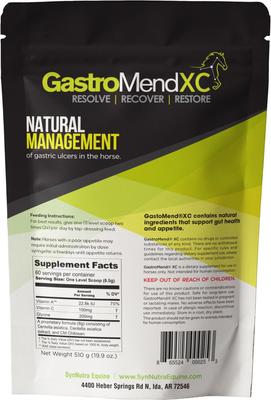 Show full view: SynNutra Equine GastroMend XC Horse Supplement, 60 Servings slide 2 of 5