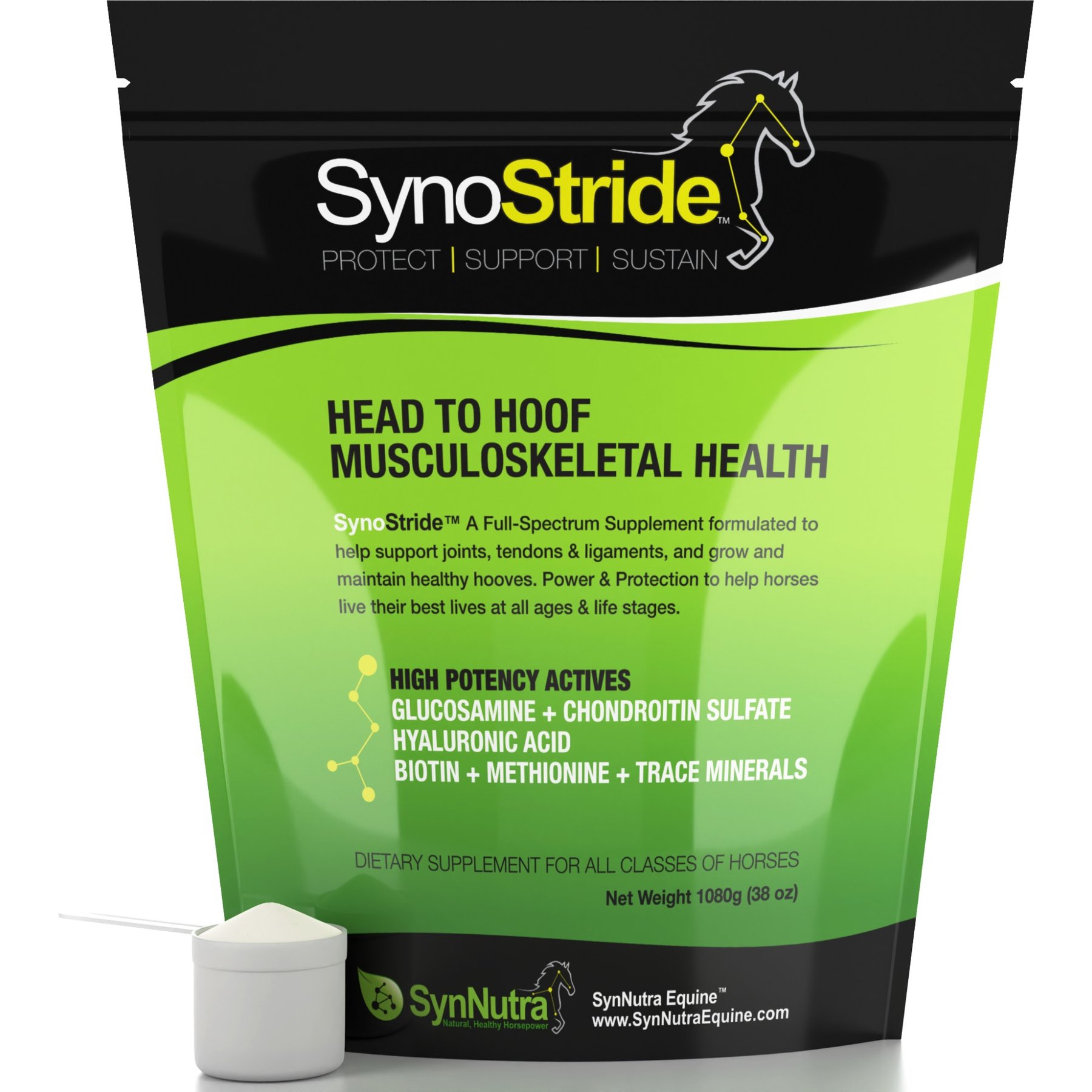 SynNutra Equine SynoStride Joint & Hoof Supplement Horse Supplement, 30 Servings