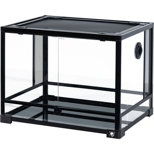 T-Rex Glass Reptile Terrarium DBL Doors/Glass & Screen Sides, 32-gal