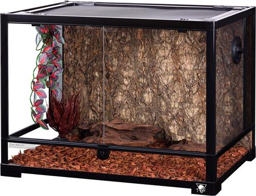 Show full view: T-Rex Glass Reptile Terrarium DBL Doors/Glass & Screen Sides, 32-gal slide 2 of 10