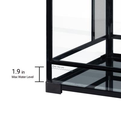 Show full view: T-Rex Glass Reptile Terrarium DBL Doors/Glass & Screen Sides, 32-gal slide 4 of 10