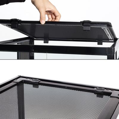 Show full view: T-Rex Glass Reptile Terrarium DBL Doors/Glass & Screen Sides, 32-gal slide 5 of 10