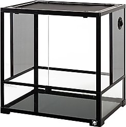 T-Rex Glass Reptile Terrarium DBL Doors/Glass & Screen Sides, 43-gal