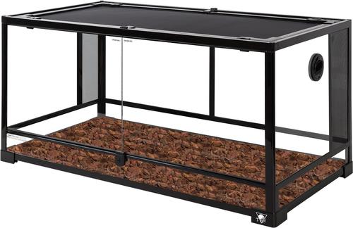 Show full view: T-Rex Glass Reptile Terrarium DBL Doors/Glass & Screen Sides, 50-gal slide 2 of 10